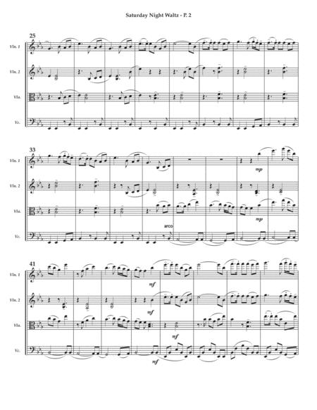 Saturday Night Waltz From Rodeo For String Quartet Page 2