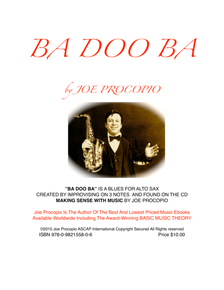 Sax Solo Collection By Joe Procopio Page 2