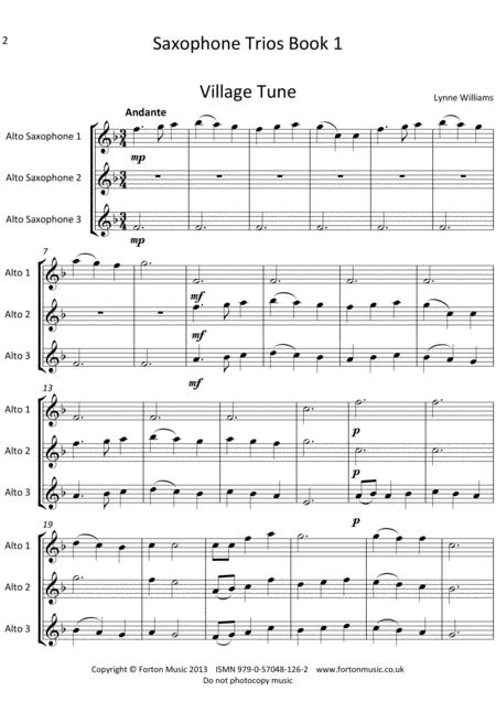 Sax Trios Book 1 Page 2
