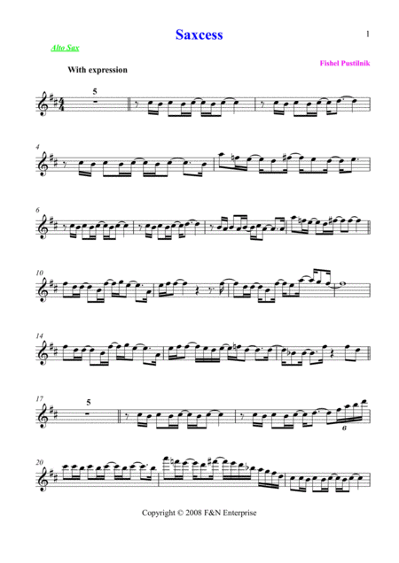 Saxcess For Alto Sax Video Page 2