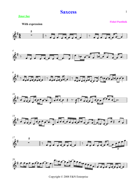 Saxcess For Tenor Sax Page 2