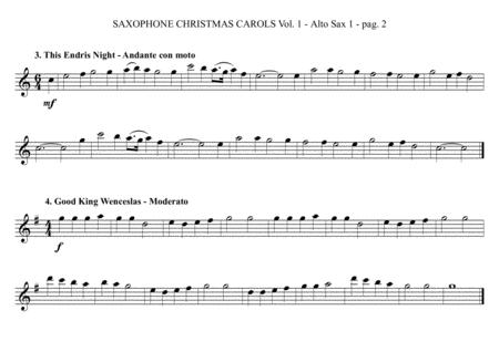 Saxophone Christmas Carols Vol 1 12 English Carols For Sax Quartet Satb Or Aatb Page 2