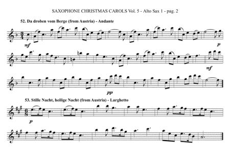 Saxophone Christmas Carols Vol 5 12 World Famous European Carols For Sax Quartet Satb Or Aatb Page 2