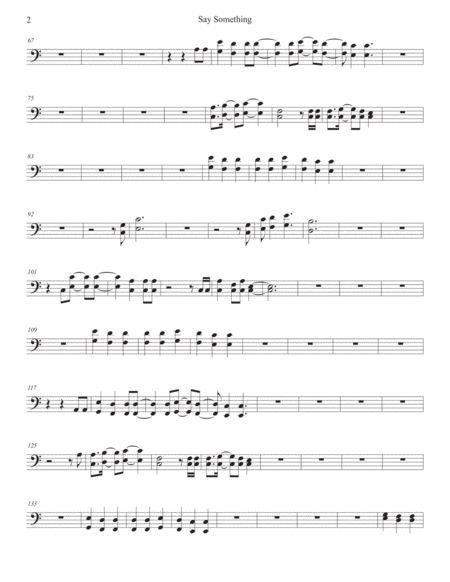 Say Something Bassoon Easy Key Of C Page 2