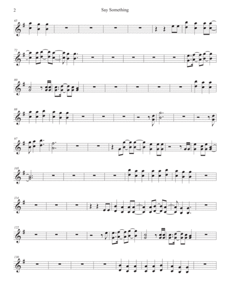 Say Something Clarinet Page 2