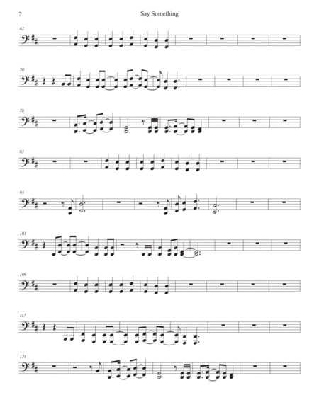 Say Something Tuba Original Key Page 2