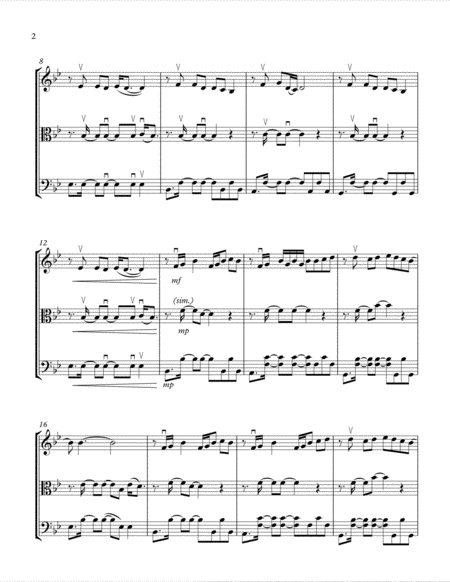 Say You Wont Let Go String Trio Violin Viola Cello James Arthur Arr Cellobat Page 2