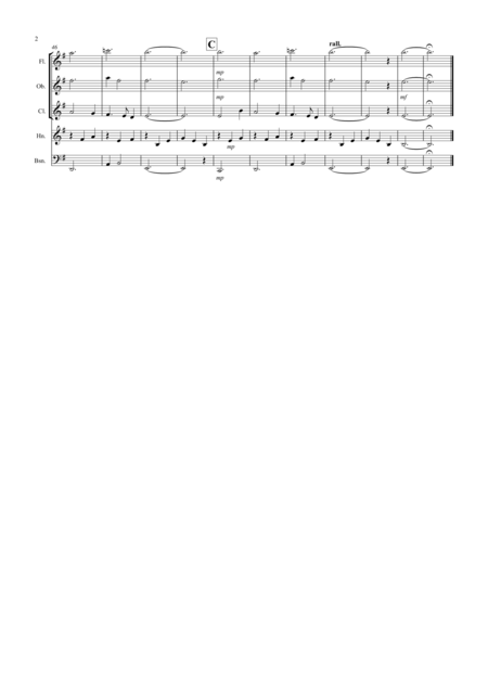 Scarborough Fair For Wind Quintet Page 2