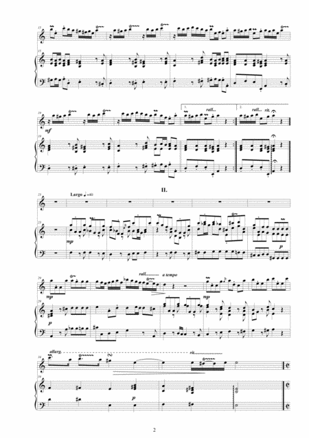 Scarlatti A Flute Concerto In A Minor For Flute And Cembalo Or Piano Page 2