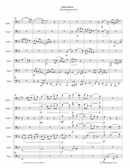 Scarlatti Andante Mosso For Tuba Choir Page 2