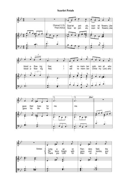 Scarlet Petals Song For Remembrance Day Remembering The Dead Of Two World Wars Celebrated In The Uk By The Selling Of Poppies Page 2