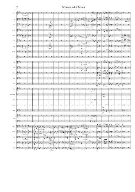 Scherzo In C Minor Modest Petrovi Musorgskij Orchestral Version Page 2