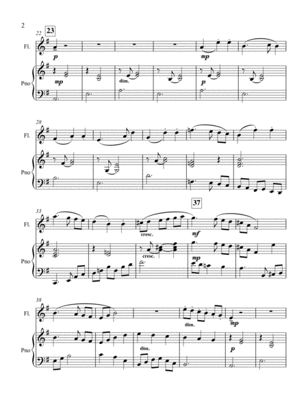 Schubert An Die Entfernte In B Flat Major For Voice Piano Page 2