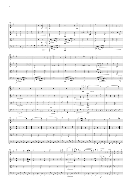 Schubert Erlkonig Erl King For String Quartet Cs006 Page 2