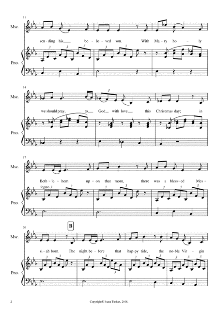 Schubert Klrchens Lied Love D 210 In D Flat Major For Voice Piano Page 2