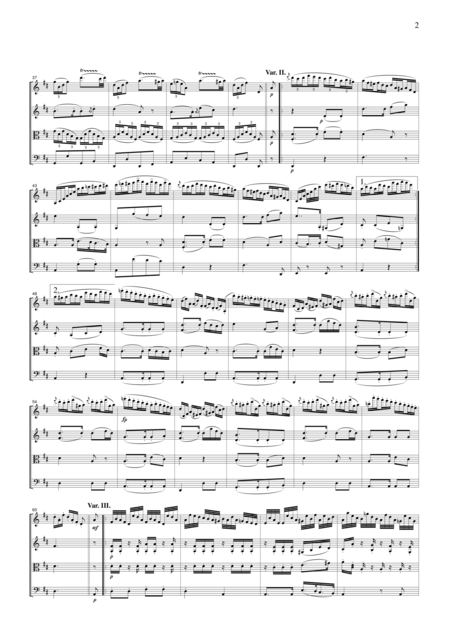 Schubert The Trout From Piano Quintet Op 114 For String Quartet Cs004 Page 2