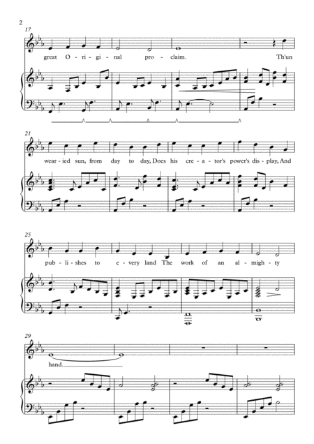 Schubert Vaterslandlied In D Flat Major For Voice Piano Page 2