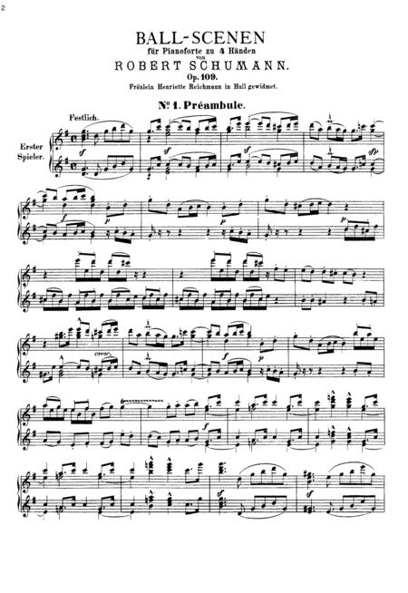 Schumann Ball Scenen Op 109 No 1 To No 9 Full Complete Version Page 2