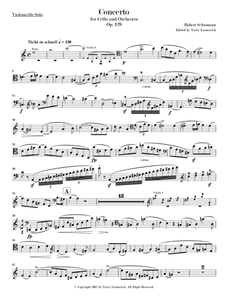 Schumann Cello Concerto Op 129 Critical Edition Cello Solo Page 2