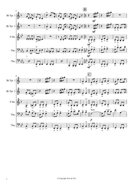 Schwlmer Hochzeit H Mainzer Bearb B Kutsch Brass Quintet Page 2