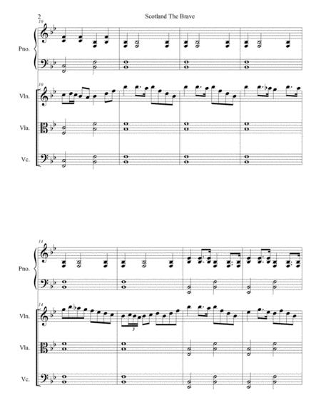 Scotland The Brave For Piano Quartet Score And Parts Page 2