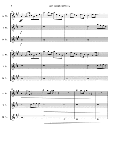Scotland The Brave For Saxophone Trio Page 2