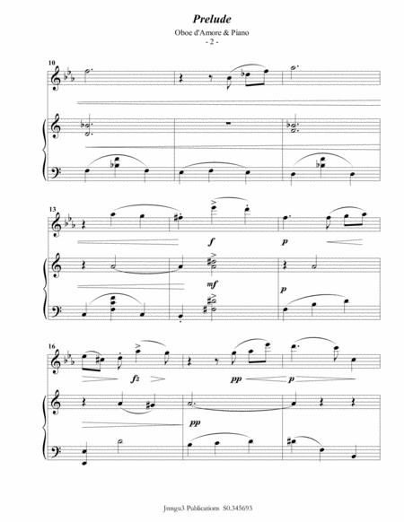 Scriabin Prelude Op 11 No 2 For Oboe D Amore Piano Page 2