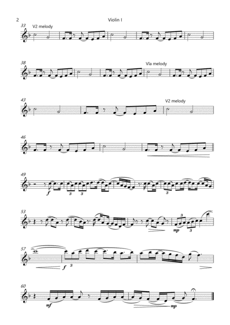 Seasons Of Love From The Musical Rent String Quartet Page 2