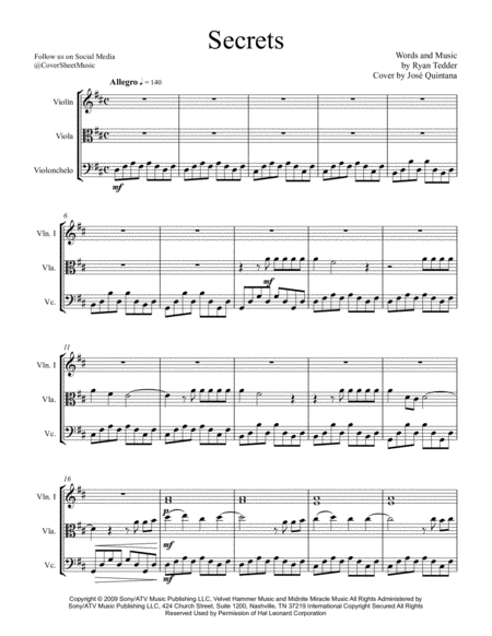 Secrets String Trio Page 2