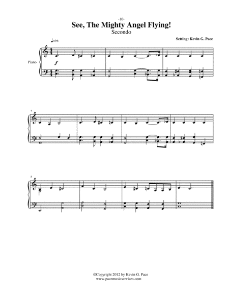 See The Mighty Angel Flying Easy Piano Duet Page 2