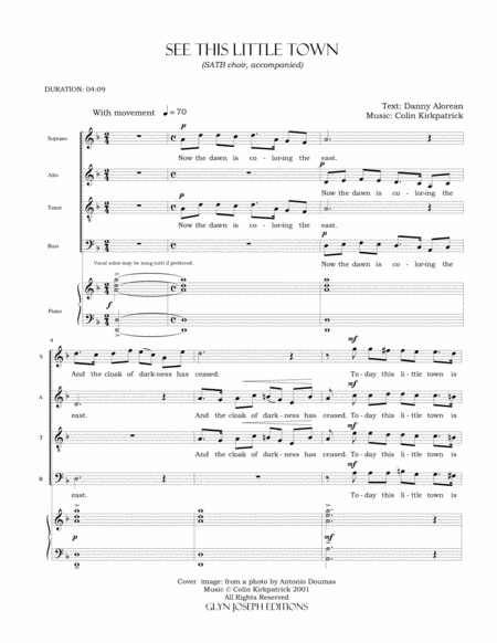 See This Little Town Satb Accompanied Page 2