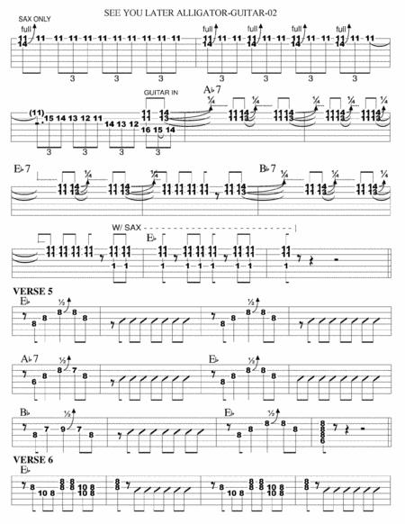 See You Later Alligator Guitar Tab Page 2