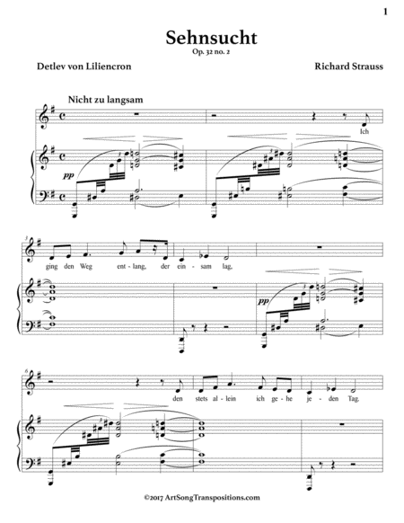 Sehnsucht Op 32 No 2 G Major Page 2