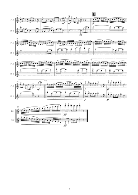 Selamat Hari Raya Arranged For Flute Duet Page 2