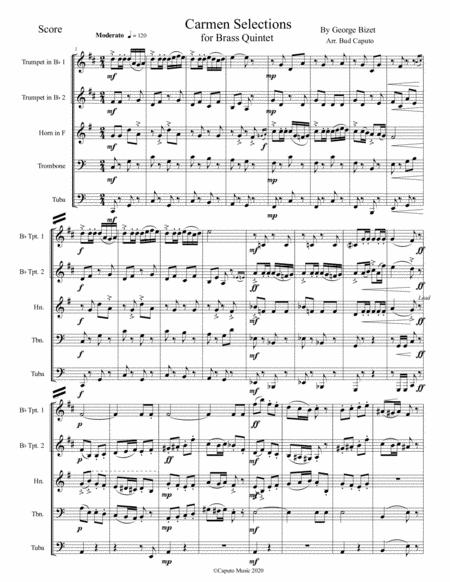 Selections From Carmen For Brass Quintet Page 2