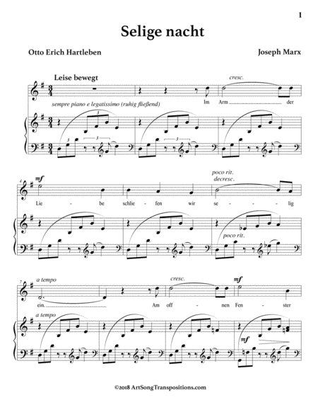 Selige Nacht G Major Page 2