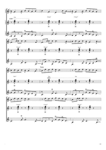 Senorita Trio Guitar Score Page 2