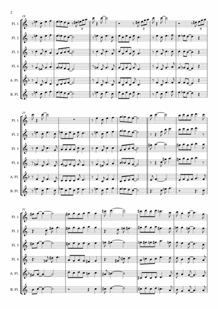 Sentimental Journey Brown Homer And Green For Flute Choir Inc Alto And Bass Page 2