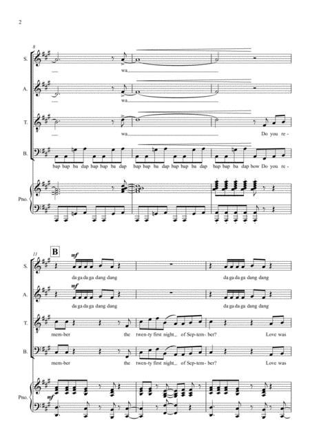 September Satb Choir And Piano Page 2