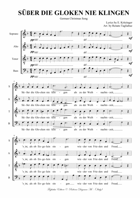 Ser Die Gloken Nie Klingen For Satb Choir Page 2