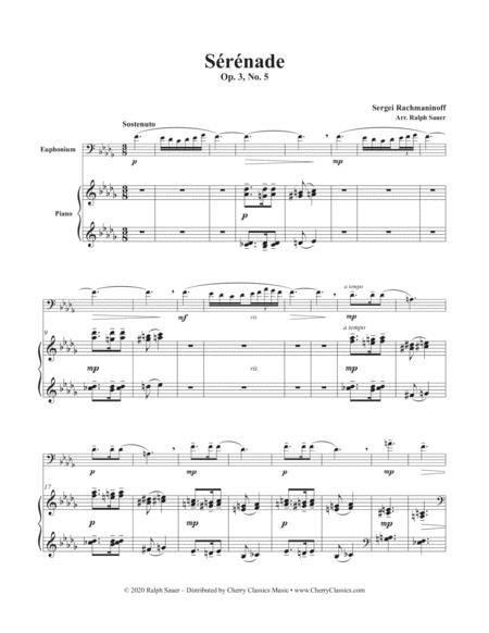Serenade For Euphonium And Piano Page 2