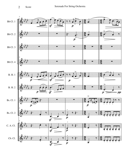 Serenade For String Orchestra Page 2