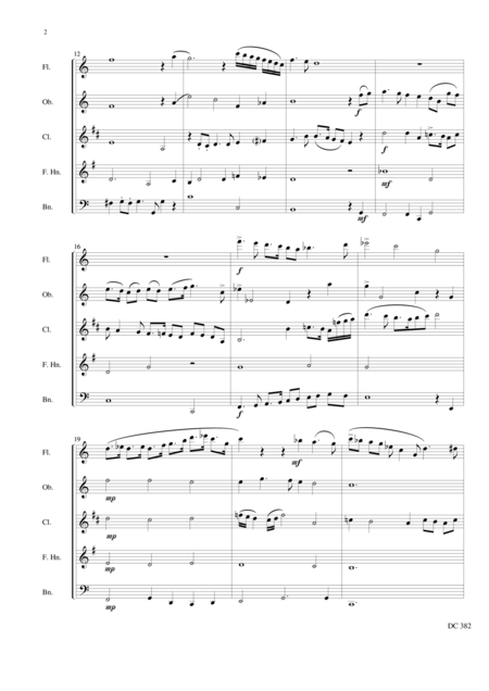 Serenade For Wind Quintet Page 2