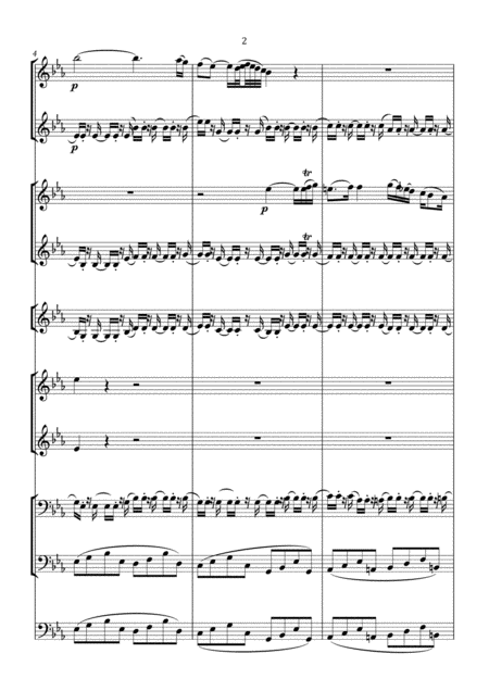 Serenade No 10 Iii Movement In Eb Wolfgang Amadeus Mozart Page 2