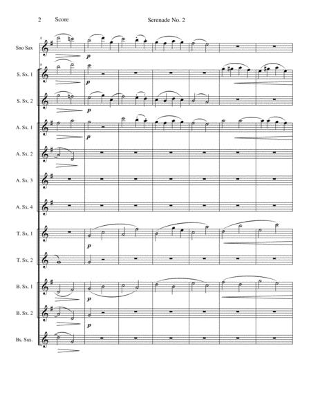 Serenade No 2 Opus 16 Page 2