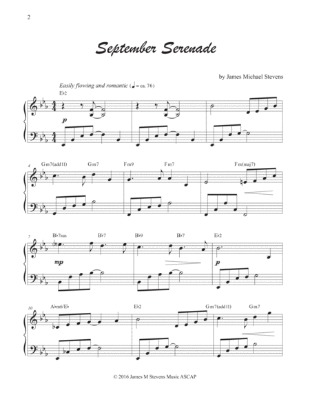 Serenade Romantic Piano Book Page 2