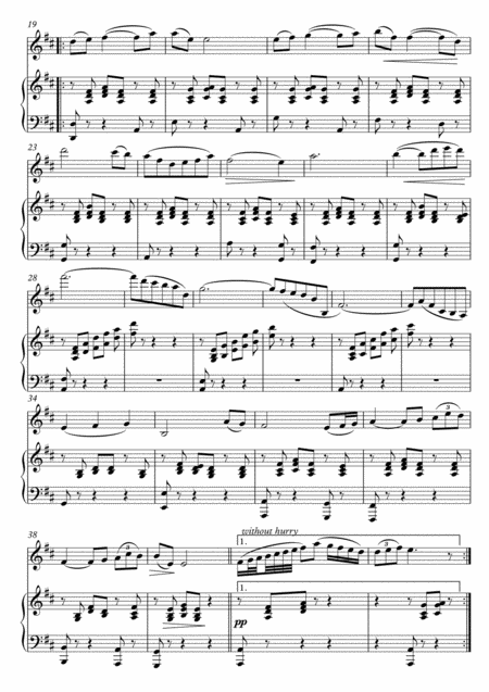 Serenata Violin Piano Duet Page 2