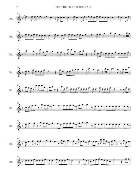 Set Fire To The Rain For Oboe Page 2