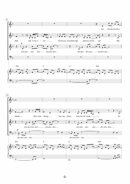 Set Fire To The Rain Satb Piano Page 2