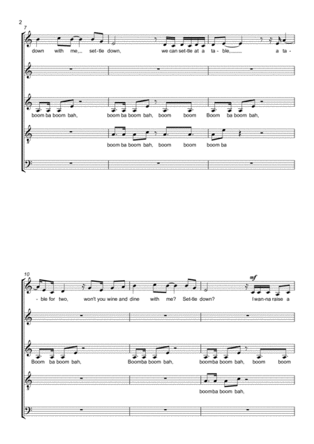 Settle Down Satb Page 2